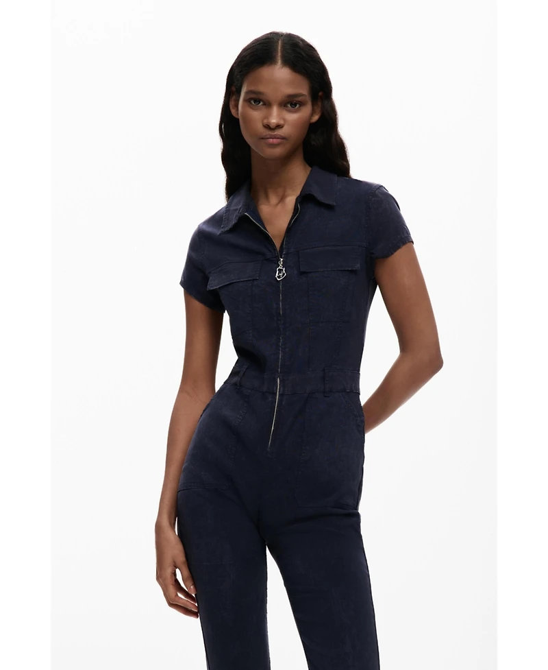 Desigual Women's Long jumpsuit zipper