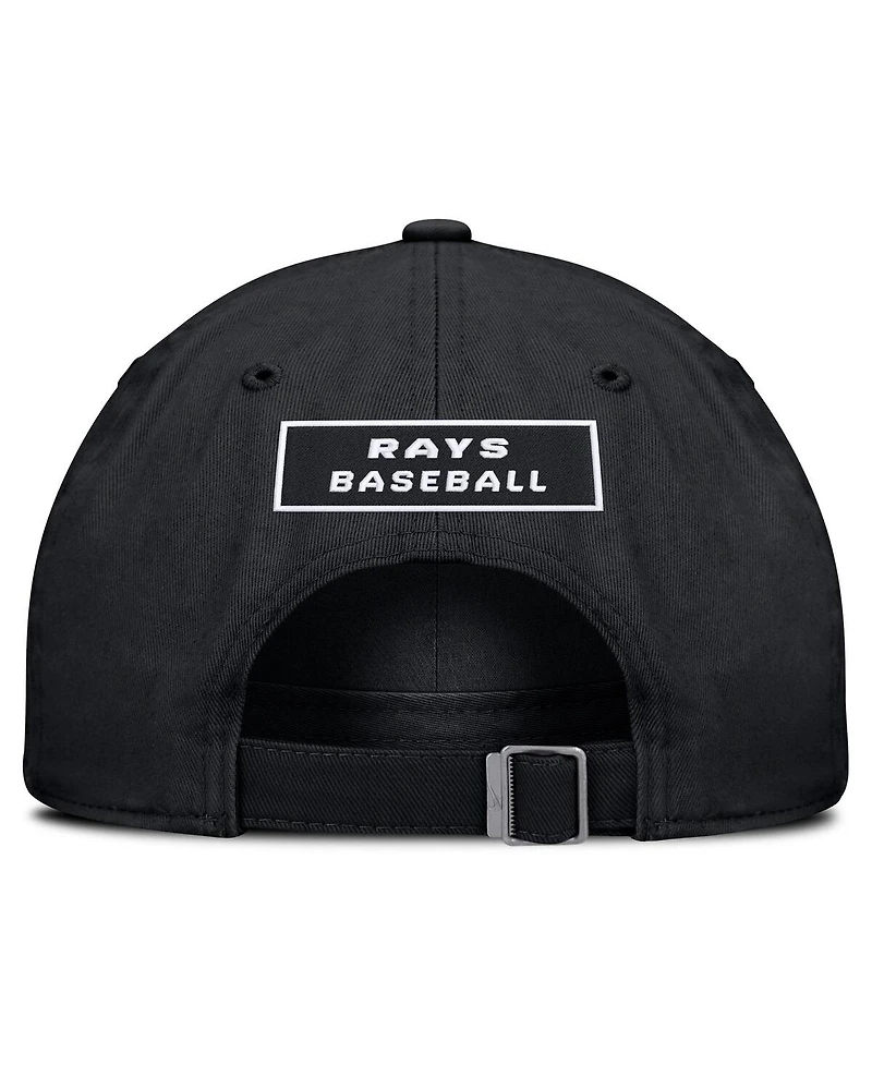 Nike Men's Black Tampa Bay Rays Primetime Club Adjustable Hat