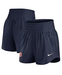 Nike Women's Navy Auburn Tigers Performance One Dri-fit High-Rise Shorts