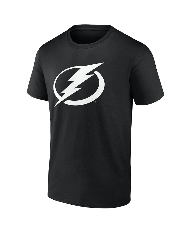 Logo Athletic Men's Black Tampa Bay Lightning Essential T-Shirt