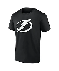 Logo Athletic Men's Black Tampa Bay Lightning Essential T-Shirt