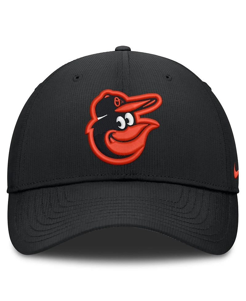 Nike Men's Black Baltimore Orioles Dri-fit Club Adjustable Hat