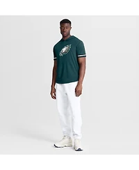 Fanatics Men's Midnight Green Philadelphia Eagles Optimal Play Short Sleeve Hooded T-Shirt