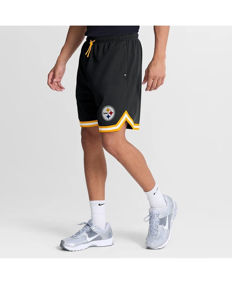 Fanatics Men's Black Pittsburgh Steelers Fearless Drive Shorts