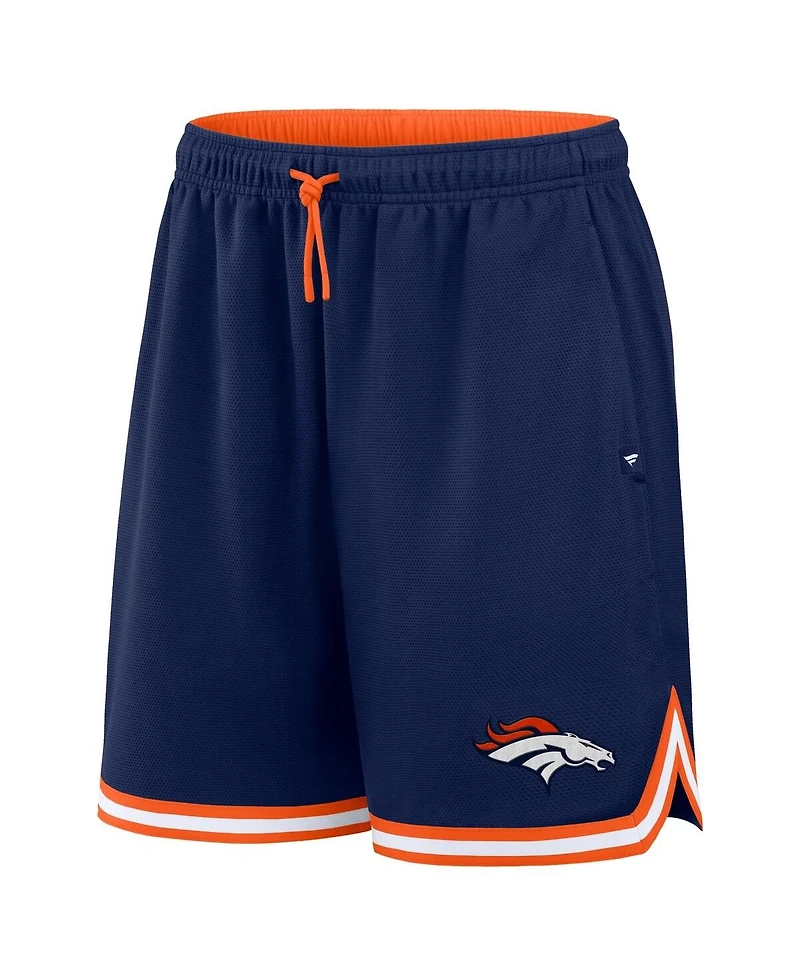 Fanatics Men's Navy Denver Broncos Fearless Drive Shorts