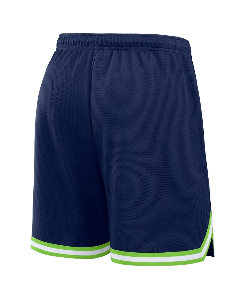 Fanatics Men's College Navy Seattle Seahawks Fearless Drive Shorts