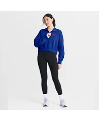 Nike Women's Royal Buffalo Bills Phoenix Fleece Quarter-Zip Sweatshirt