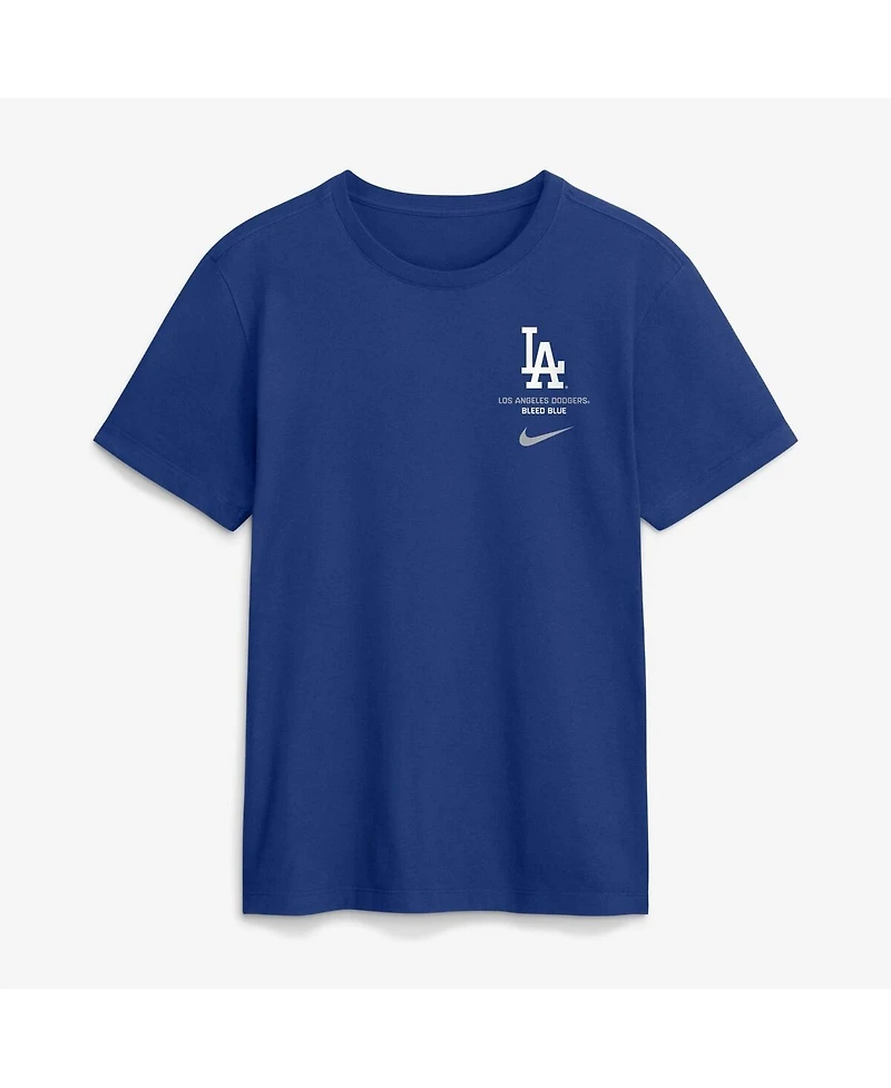 Nike Men's Royal Los Angeles Dodgers Primetime 2-Hit T-Shirt
