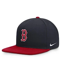 Nike Men's Navy/Red Boston Red Sox Primetime Pro Dri-fit Snapback Hat