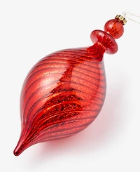 Holiday Lane Christmas Cheer Finial Shape Ornament, Macy's Exclusive