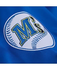 Mitchell & Ness Men's Ken Griffey Jr. Royal Seattle Mariners Legends Collection Lightweight Satin Full-Snap Jacket