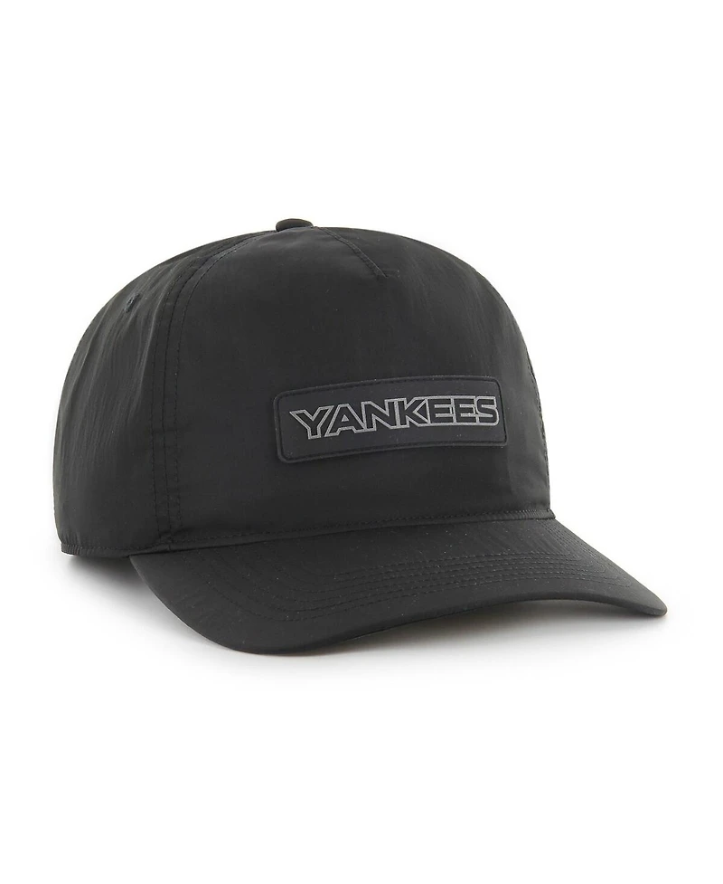'47 Brand Men's Black New York Yankees Quiet Outdoors Hitch Adjustable Hat