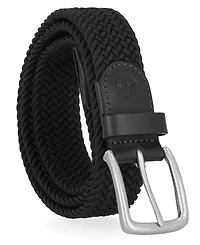 Timberland Men's Braided Stretch Web Belt