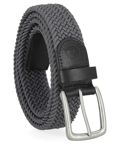 Timberland Men's Braided Stretch Web Belt