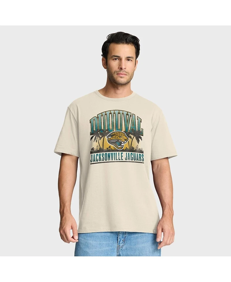 Fanatics Men's Cream Jacksonville Jaguars Team Archives T-Shirt