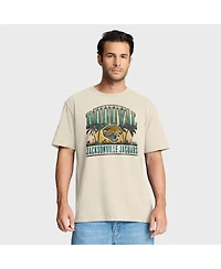 Fanatics Men's Cream Jacksonville Jaguars Team Archives T-Shirt