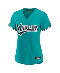Nike Women's Teal Miami Marlins Alternate Stadium Jersey