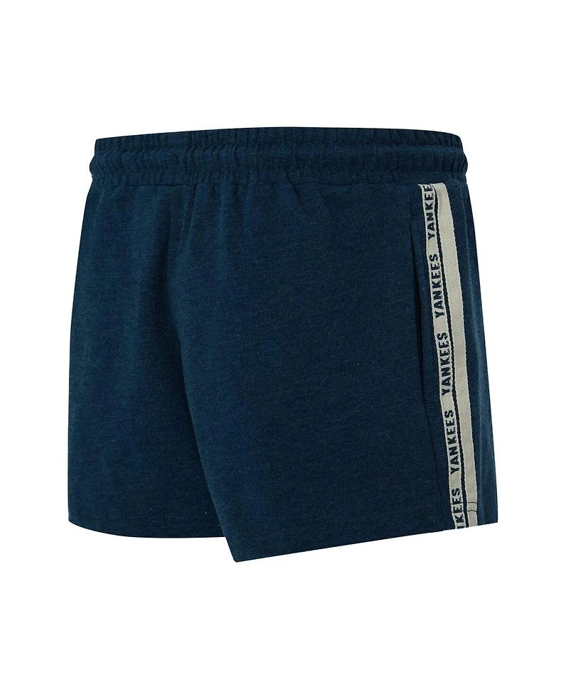 Concepts Sport Women's Navy New York Yankees Birch French Terry Shorts