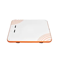 Sugift Inflatable Floating Dock 10x8 ft Non-Slip Pvc Water Mat with Ladder Carry Bag