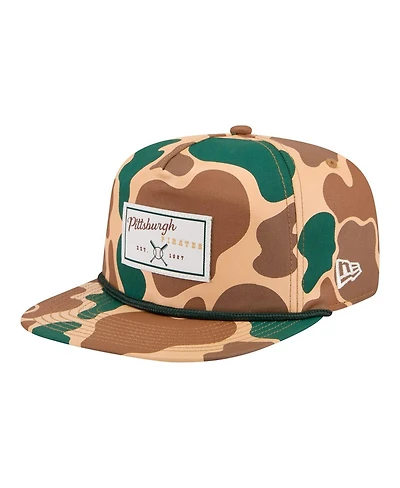 New Era Men's Camo Pittsburgh Pirates Duck 19TWENTY Adjustable Hat