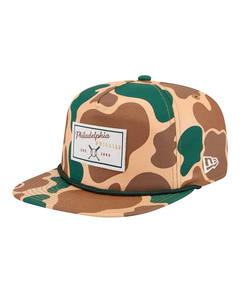 New Era Men's Camo Philadelphia Phillies Duck 19TWENTY Adjustable Hat