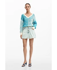 Desigual Women's Short Denim Skirt