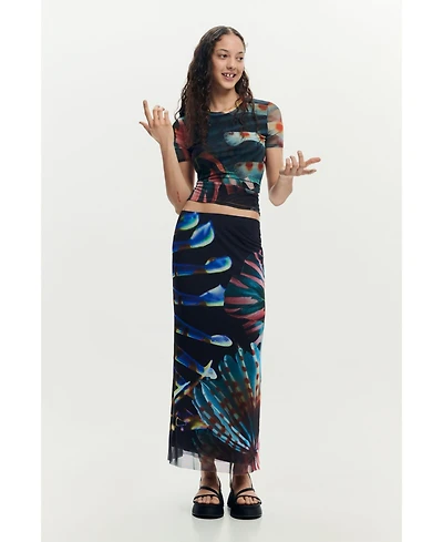 Desigual Women's Skirt Designed By Mr. Christian Lacroix