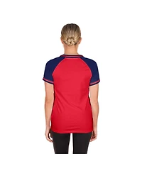 New Era Women's Red Philadelphia Phillies Gameday V-Neck T-Shirt