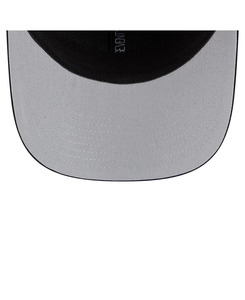 New Era Men's Black Los Angeles Dodgers Tonal Camo 9SEVENTY Stretch-Snap Hat