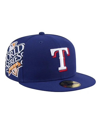 New Era Men's Royal Texas Rangers Hidden Hit 59FIFTY Fitted Hat