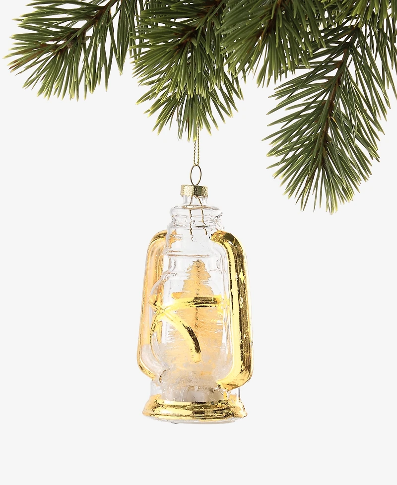 Holiday Lane Cozy Cabin Led Lantern Ornament, Macy's Exclusive