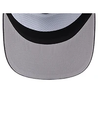 New Era Men's Charcoal Boston Bruins Washed Patch 19TWENTY Trucker Adjustable Hat