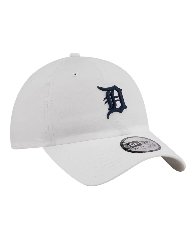 New Era Men's White Detroit Tigers Ripstop Casual Classic Adjustable Hat