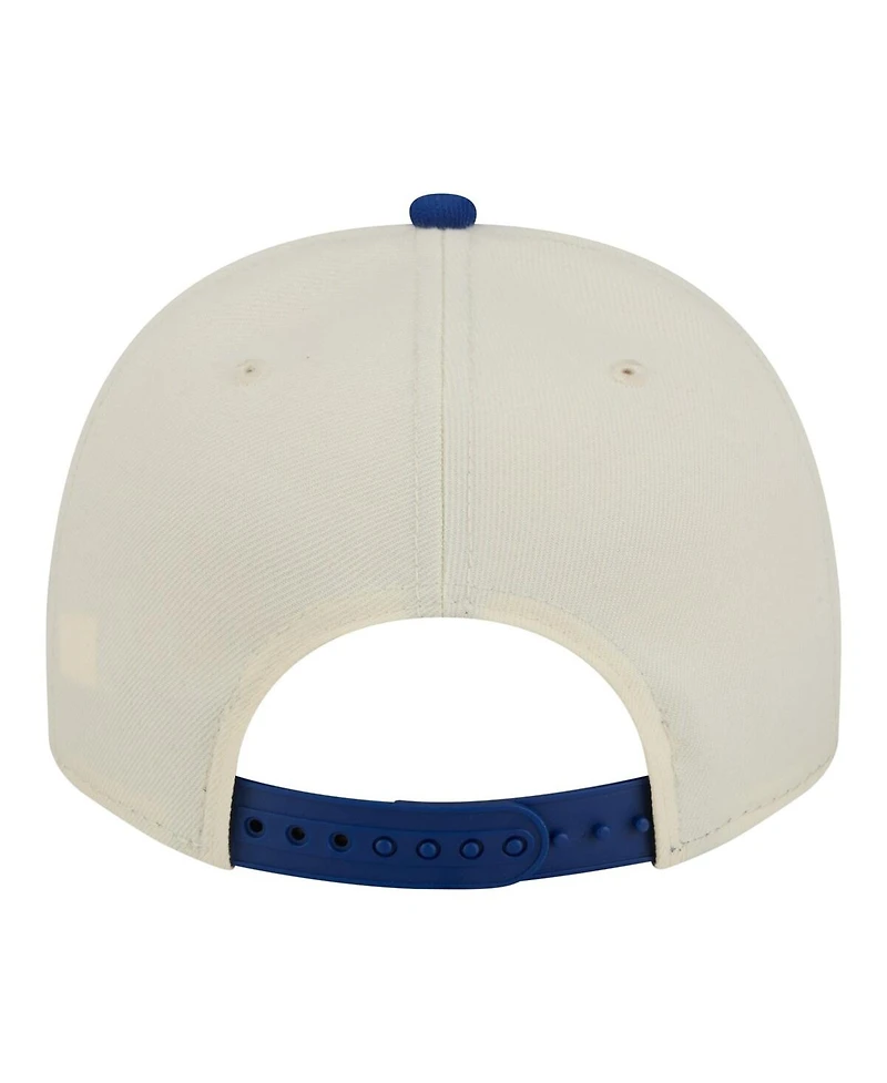 New Era Men's Cream New York Mets Throwback Tri-Hit A-Frame 9FIFTY Adjustable Hat