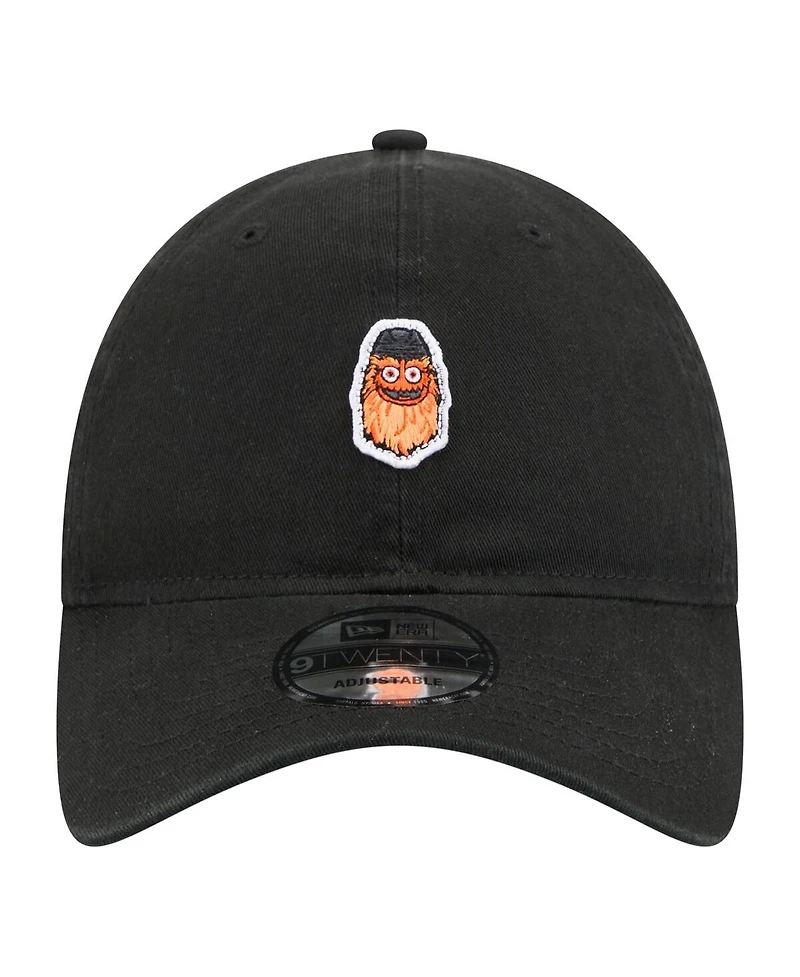 New Era Men's and Women's Black Philadelphia Flyers Mascot Patch 9TWENTY Adjustable Hat