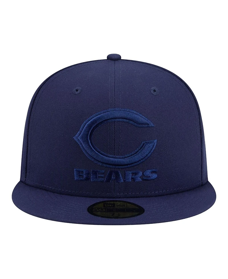 New Era Men's Navy Chicago Bears Color Pack 59FIFTY Fitted Hat
