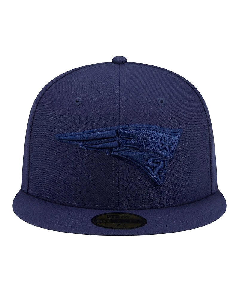 New Era Men's Navy New England Patriots Color Pack 59FIFTY Fitted Hat