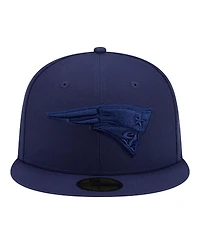 New Era Men's Navy New England Patriots Color Pack 59FIFTY Fitted Hat