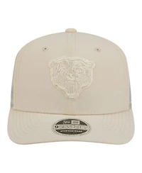 New Era Men's Cream Chicago Bears Color Pack 9SEVENTY Adjustable Hat