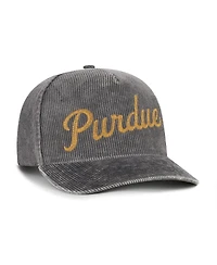 '47 Brand Men's Gray Purdue Boilermakers Reclaim Snow Wash Corduroy Hitch Adjustable Hat