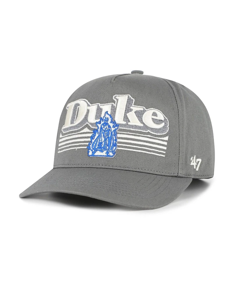 '47 Brand Men's Gray Duke Blue Devils Script Fade Hitch Adjustable Hat