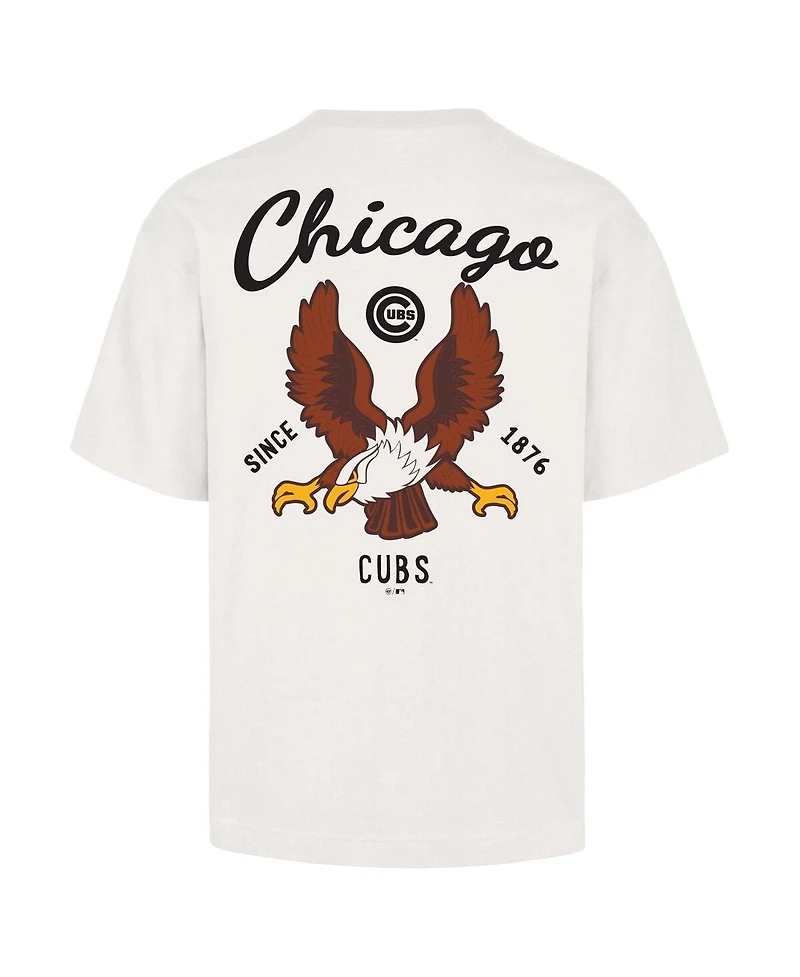 '47 Brand Men's Cream Chicago Cubs Souvenir Eagle Foundation T-Shirt
