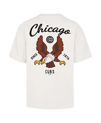 '47 Brand Men's Cream Chicago Cubs Souvenir Eagle Foundation T-Shirt