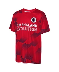 Outerstuff Big Boys and Girls Red New England Revolution Sheer Thrill T-Shirt
