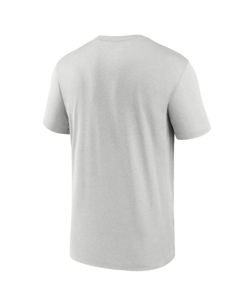 Nike Men's Gray Ohio State Buckeyes Sideline Legend Dri-fit T-Shirt