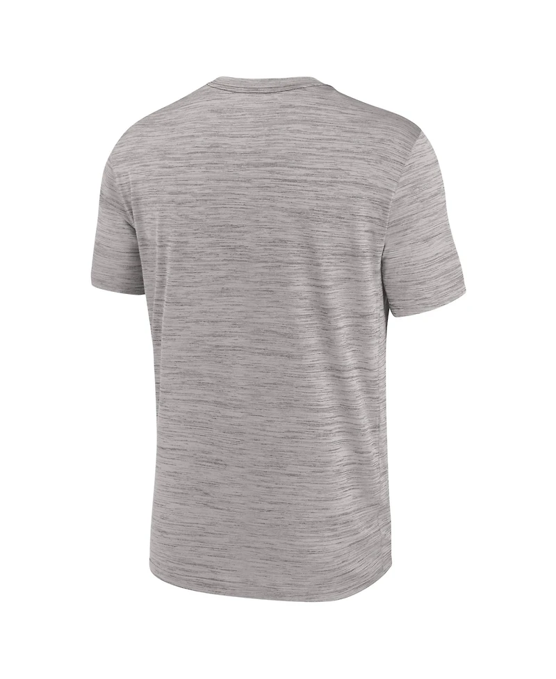 Nike Men's Gray Ohio State Buckeyes Sideline Velocity Dri-fit T-Shirt