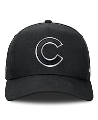 Nike Men's Black Chicago Cubs Rise Dri-fit A-Frame Adjustable Hat
