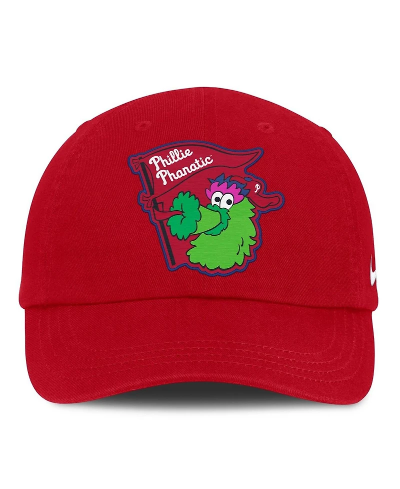 Nike Baby Boys and Girls Red Philadelphia Phillies Mascot Club Flex Hat