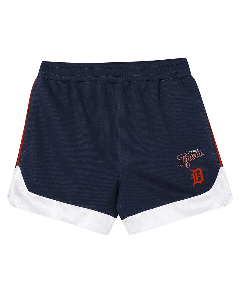 Outerstuff Preschool 2-Piece Navy Detroit Tigers Pinch Hitter Infielder T-Shirt and Shorts Set