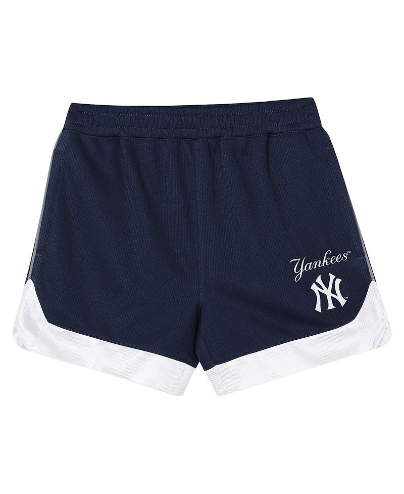 Outerstuff Preschool 2-Piece Navy New York Yankees Pinch Hitter Infielder T-Shirt and Shorts Set
